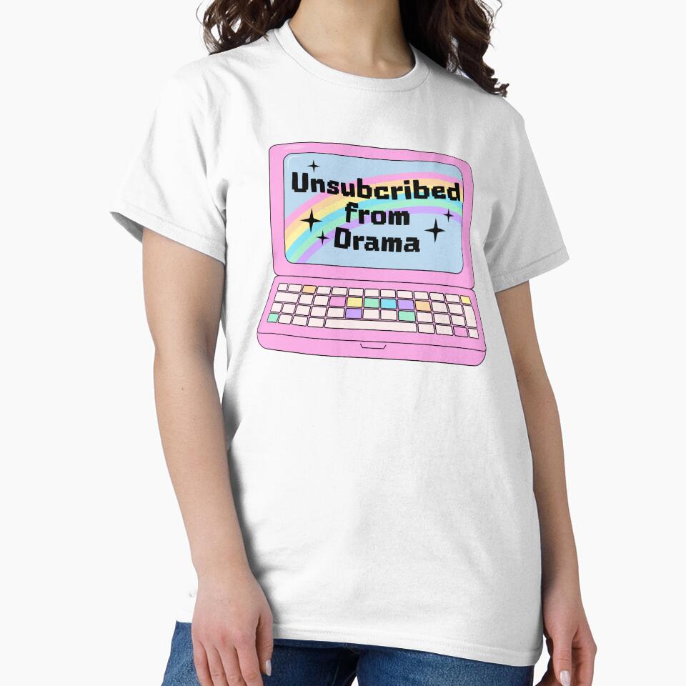 Unsubscribed From Drama Laptop by GlitterArtySVG
