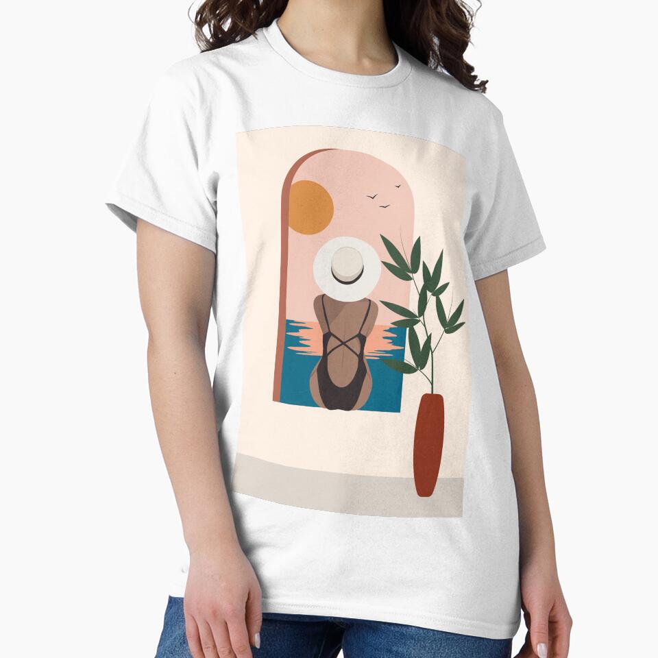 Boho woman, woman on hat style by Arctic frame studio T-Shirts, Hoodie, Sweatshirt | BlankRebels.com (Image 2)