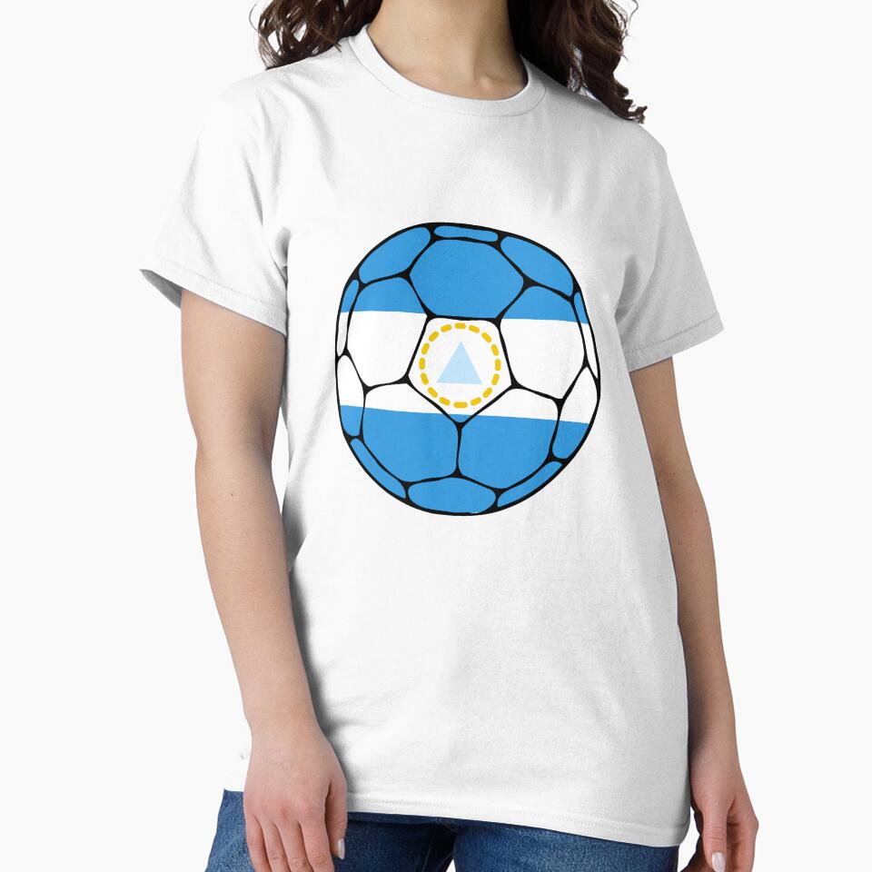 Nicaragua Soccer Ball by ehgraphics15