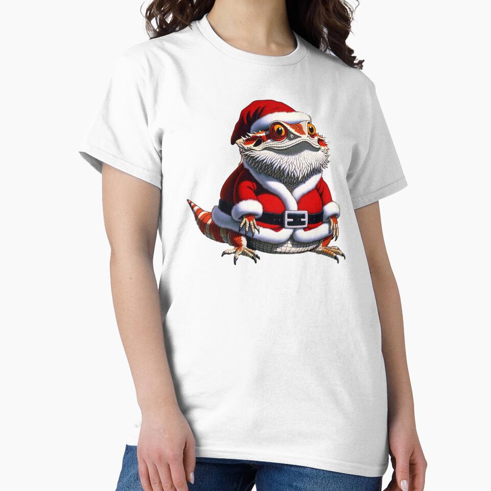 Santa bearded dragon by HYPeR-NaTUrE T-Shirts, Hoodie, Sweatshirt | BlankRebels.com (Image 2)