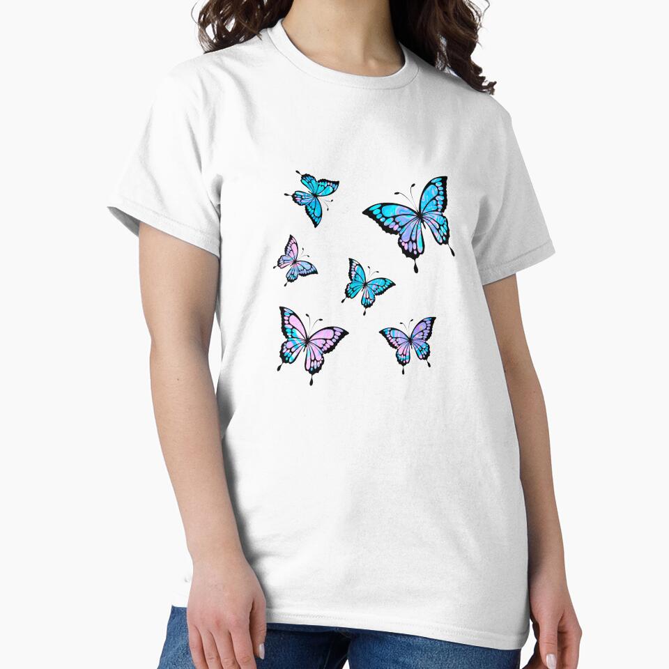 Trippy y2k Butterflies by Scarletdove T-Shirts, Hoodie, Sweatshirt | BlankRebels.com (Image 2)