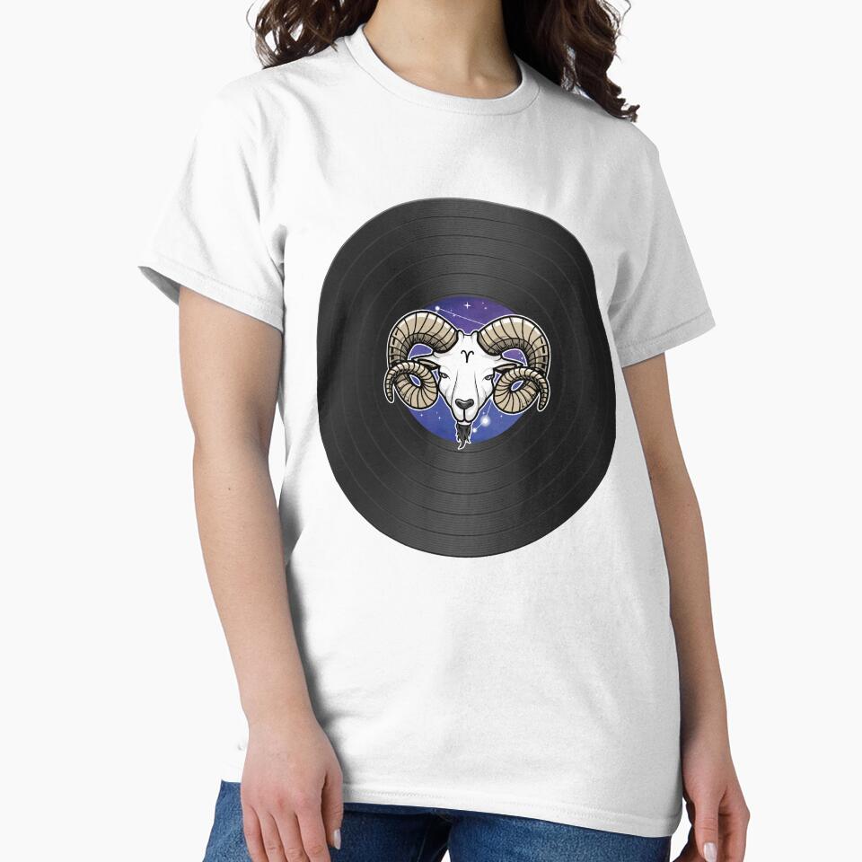 Aries Vinyl Print – Bold Zodiac Record Art by Midnight789 T-Shirts, Hoodie, Sweatshirt | BlankRebels.com (Image 2)