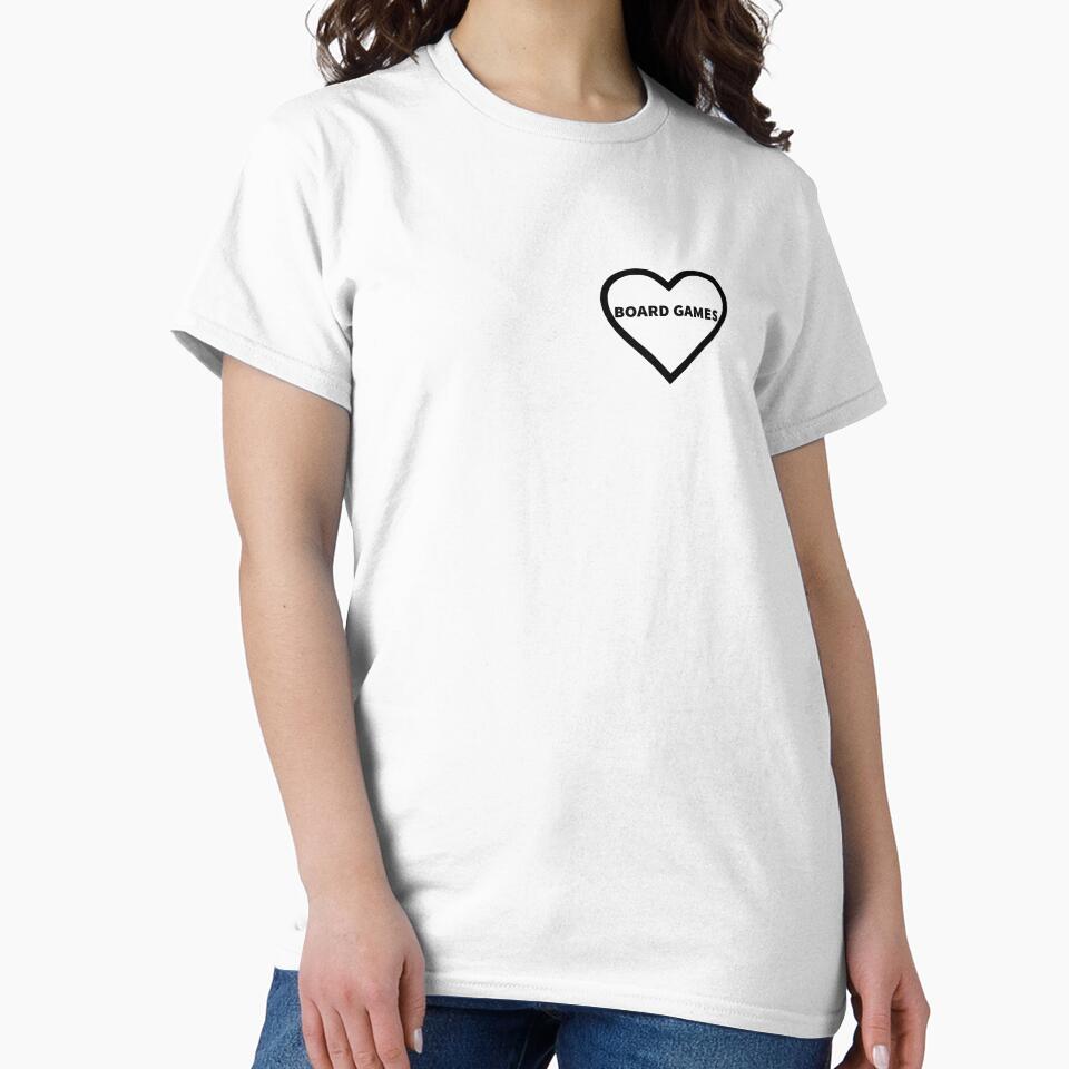 I love BOARD GAMES in a heart shape by Random-Merch T-Shirts, Hoodie, Sweatshirt | BlankRebels.com (Image 2)