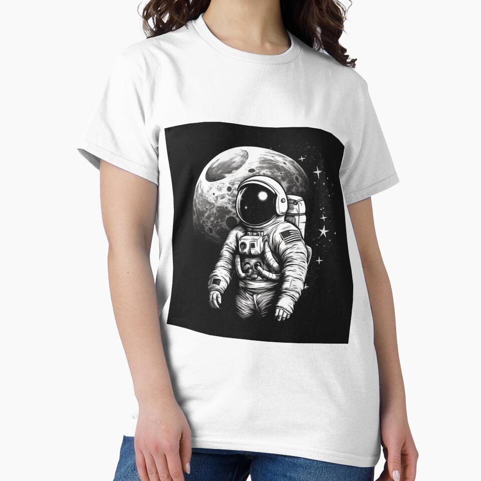 Astronaut in space by Digital-Space T-Shirts, Hoodie, Sweatshirt | BlankRebels.com (Image 2)