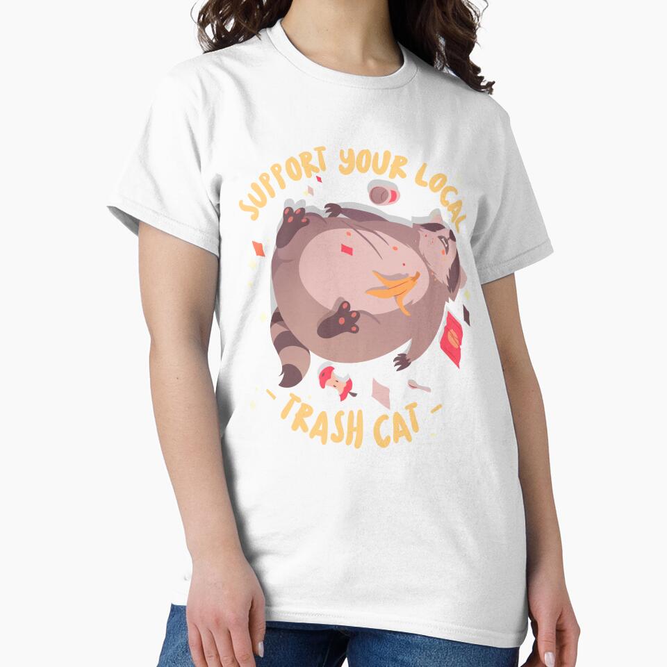 support your local trash cat by hunnydoll T-Shirts, Hoodie, Sweatshirt | BlankRebels.com (Image 2)