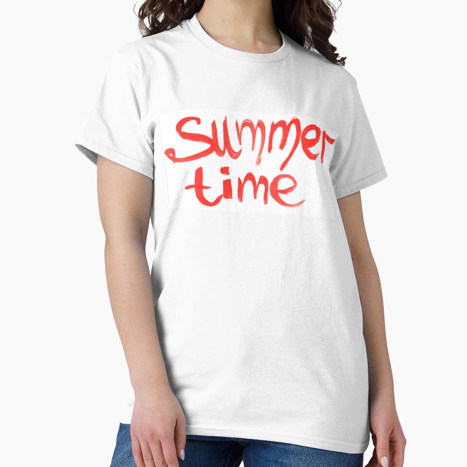 Custom hand lettering | summer time by lausn T-Shirts, Hoodie, Sweatshirt | BlankRebels.com (Image 2)