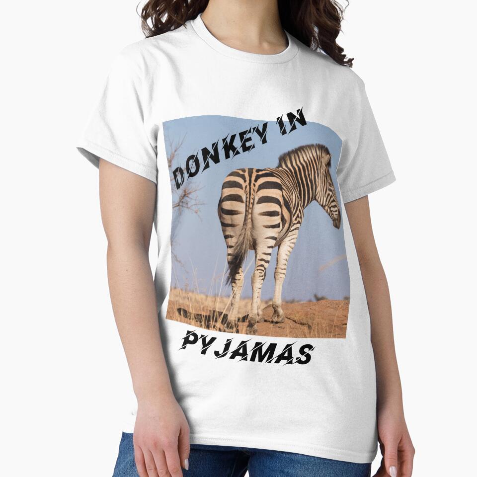 Donkey in pyjamas by Nickadon T-Shirts, Hoodie, Sweatshirt | BlankRebels.com (Image 2)