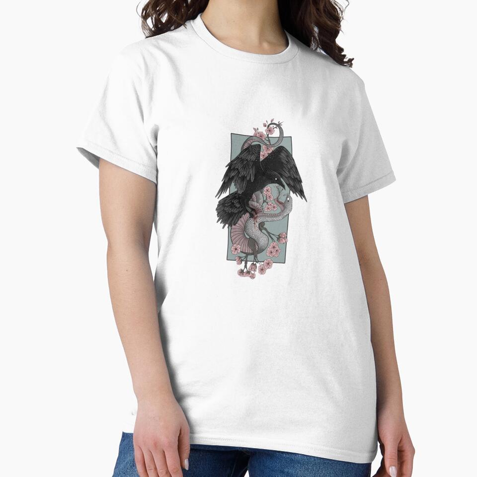 Aesthetic Japanese Art Dancing Craws by PourElla T-Shirts, Hoodie, Sweatshirt | BlankRebels.com (Image 2)