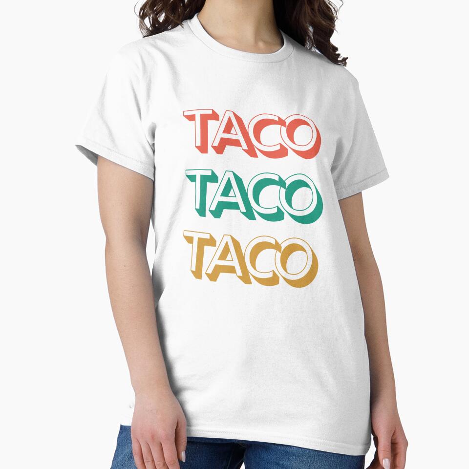 Retro Taco by tommywvcacher T-Shirts, Hoodie, Sweatshirt | BlankRebels.com (Image 2)