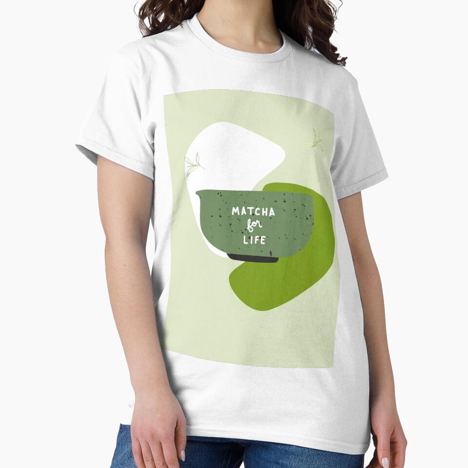 Matcha for Life – Minimalist Matcha Poster by Denkzettel T-Shirts, Hoodie, Sweatshirt | BlankRebels.com (Image 2)