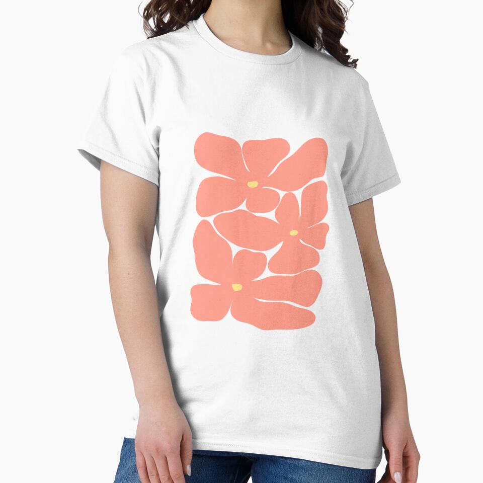 Aesthetic orange flowers by Nanee07 T-Shirts, Hoodie, Sweatshirt | BlankRebels.com (Image 2)