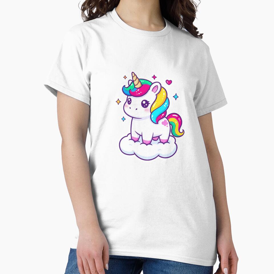 Bright little Kawaii Unicorn by Melissa Conner T-Shirts, Hoodie, Sweatshirt | BlankRebels.com (Image 2)