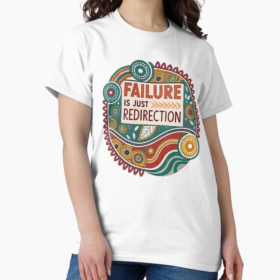 FAILURE IS JUST REDIRECTION by likbatonboot T-Shirts, Hoodie, Sweatshirt | BlankRebels.com (Image 2)
