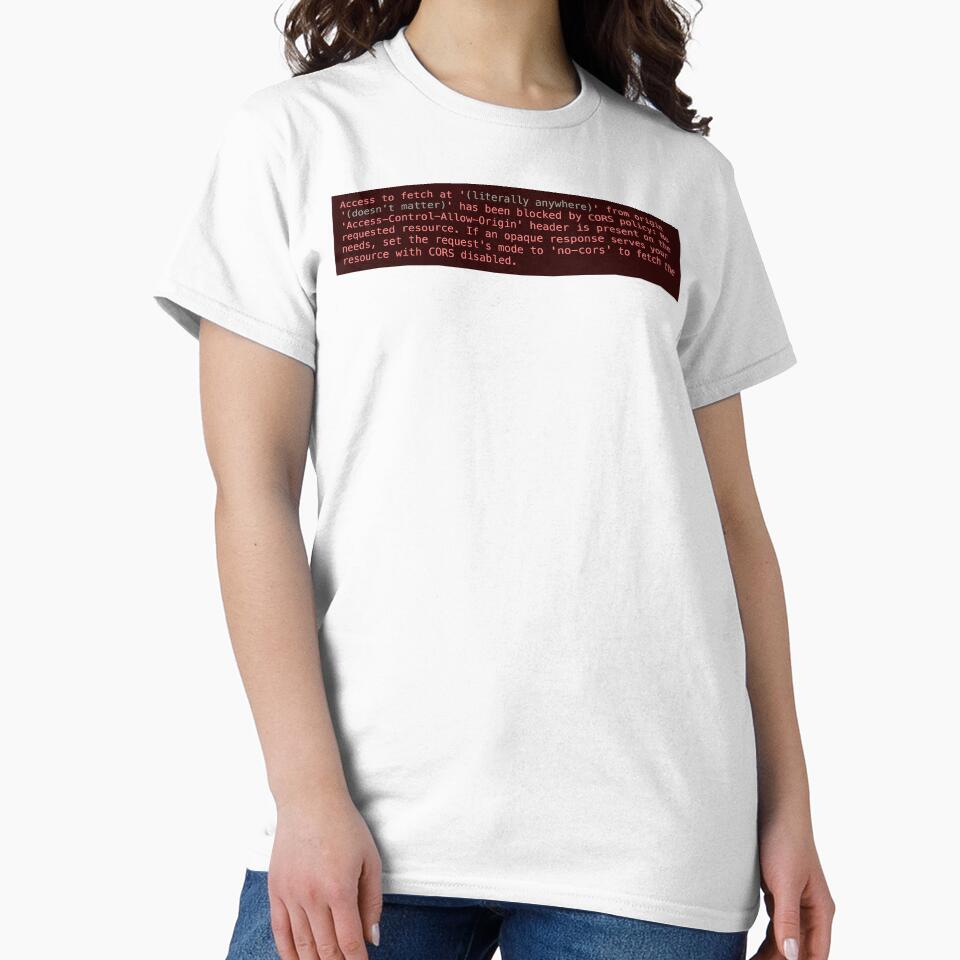 CORS error by TeePlusPlus T-Shirts, Hoodie, Sweatshirt | BlankRebels.com (Image 2)