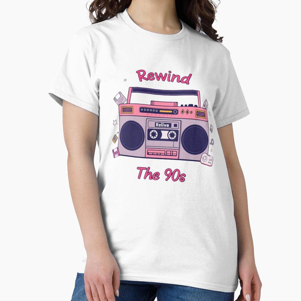 1990s Bodacious Vibes: Rewind & Relive Retro Art by JAYASA T-Shirts, Hoodie, Sweatshirt | BlankRebels.com (Image 2)