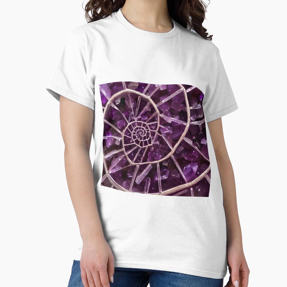 Amethyst 13 Fibonacci by christineiris T-Shirts, Hoodie, Sweatshirt | BlankRebels.com (Image 2)