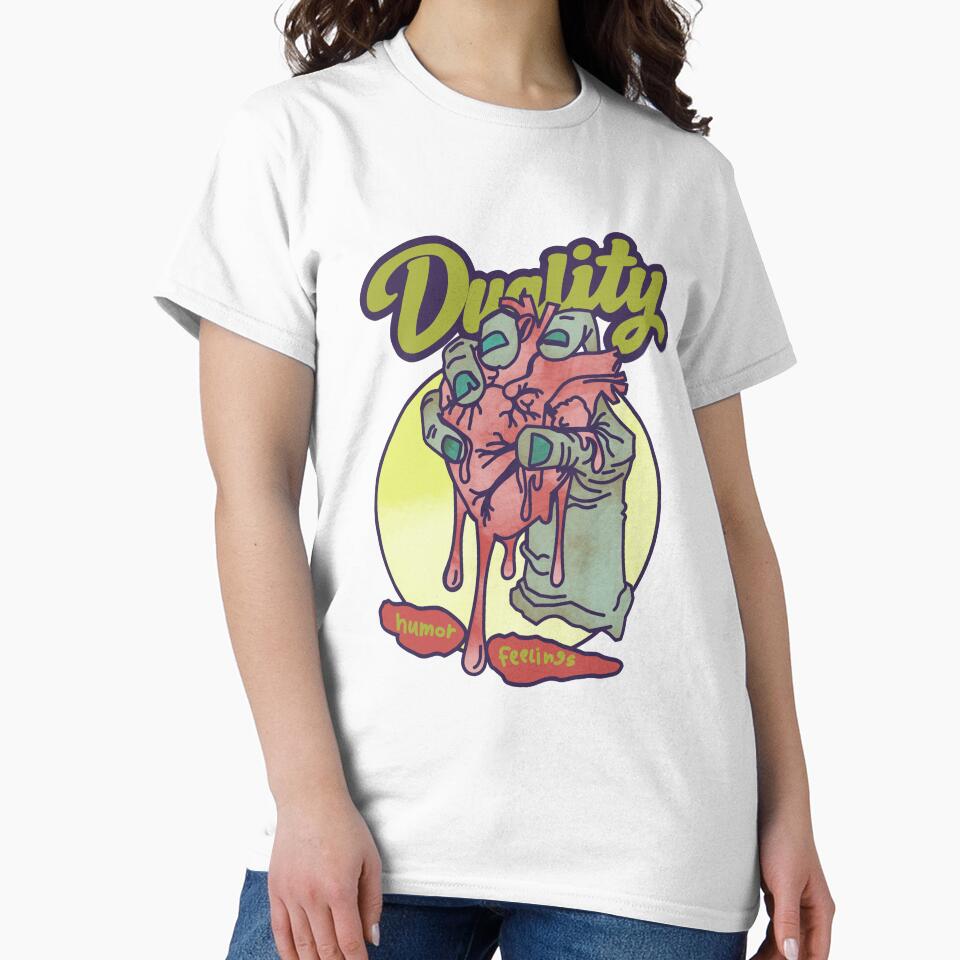 Duality Humor vs Feelings Zombie Hand by MichaelAdamArt