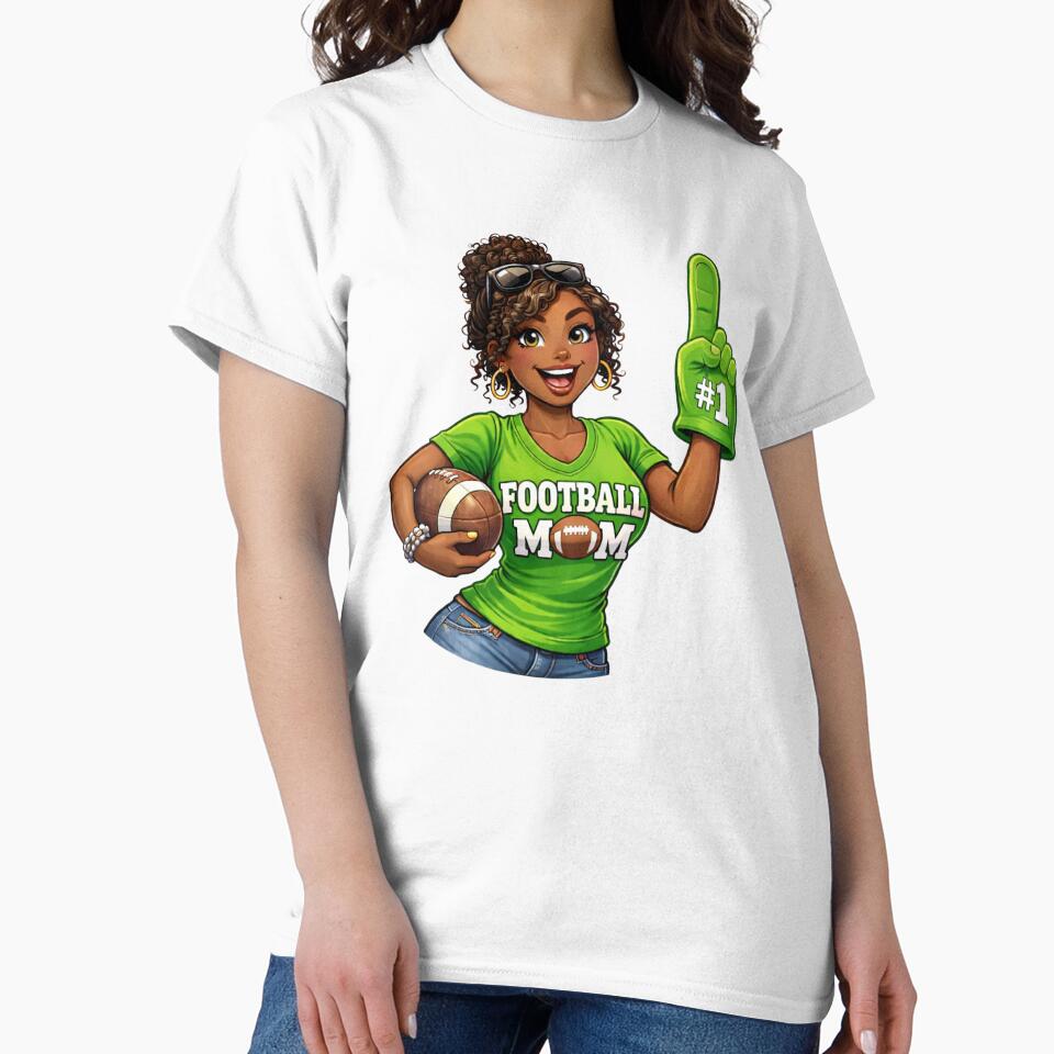 Football Mom - Sports by Myra365Art