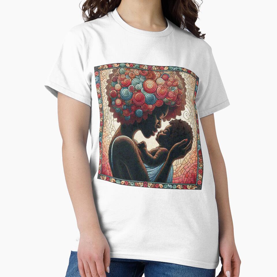 Mother and Child Moment Mothers Day by Illuministique T-Shirts, Hoodie, Sweatshirt | BlankRebels.com (Image 2)