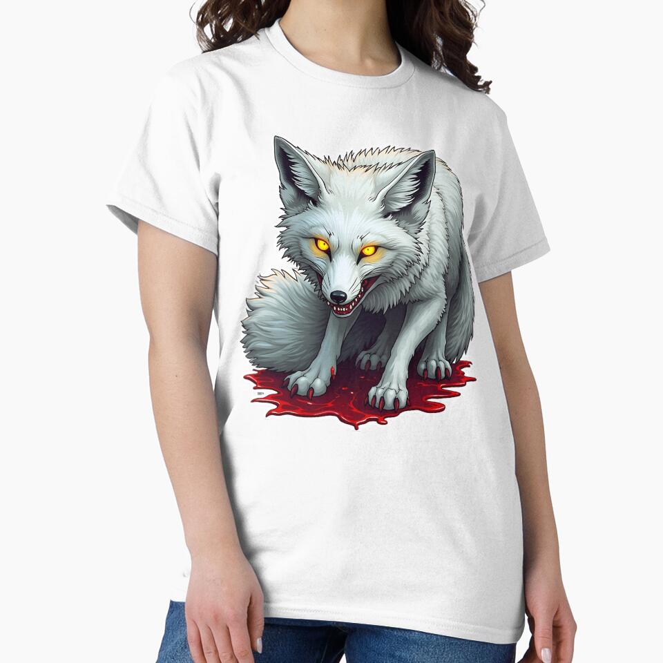 gothic fox by rajdigitalarts T-Shirts, Hoodie, Sweatshirt | BlankRebels.com (Image 2)