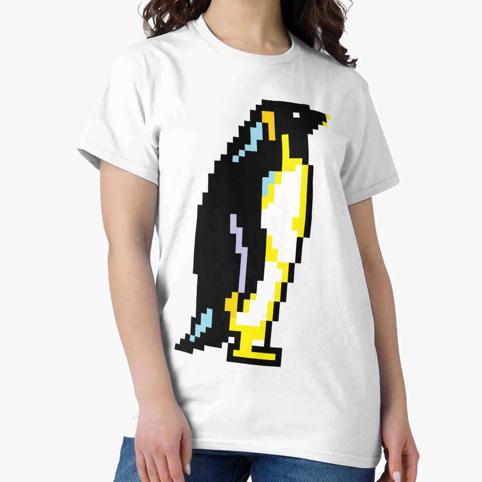 Penguin Pixel Art T-Shirts, Hoodie, Sweatshirt