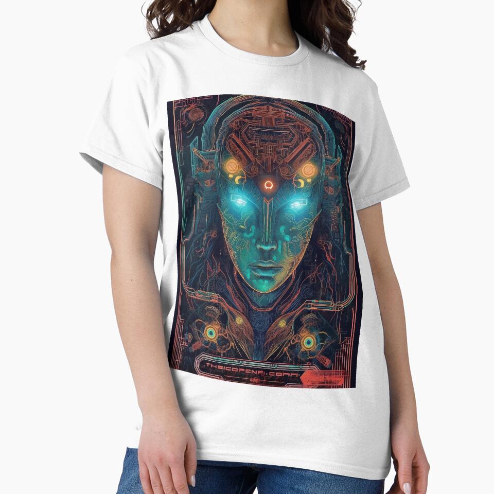 Cyberpunk Tarot #57 by nixlim T-Shirts, Hoodie, Sweatshirt | BlankRebels.com (Image 2)