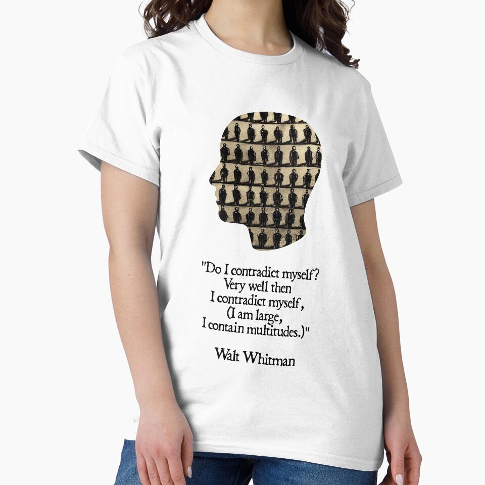I Contain Multitudes (Walt Whitman) by NuminousYes T-Shirts, Hoodie, Sweatshirt | BlankRebels.com (Image 2)