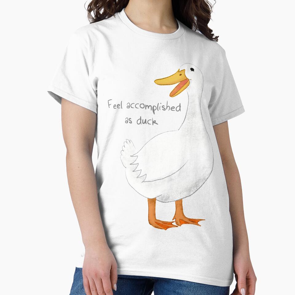 Feel Accomplished As Duck | words on left by KanComics