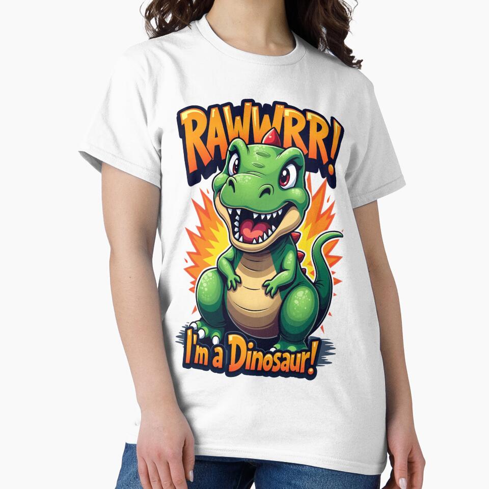 Dinosaur Mamma Roar by OpenCanvasCo T-Shirts, Hoodie, Sweatshirt | BlankRebels.com (Image 2)
