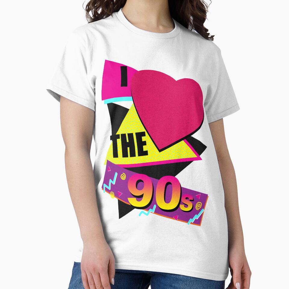 I Love The 90's! 90's Inspired Graphic. 90's Kid. by ArtsyHart T-Shirts, Hoodie, Sweatshirt | BlankRebels.com (Image 2)