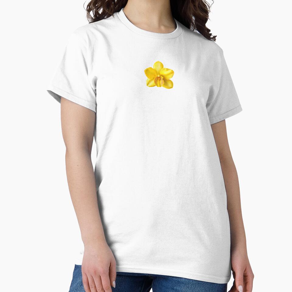 Yellow Orchid Flower by LuxChu T-Shirts, Hoodie, Sweatshirt | BlankRebels.com (Image 2)