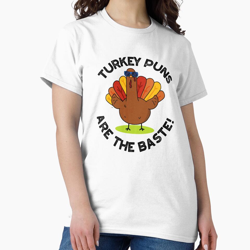Turkey Puns Are The Baste Funny Food Pun by punnybone