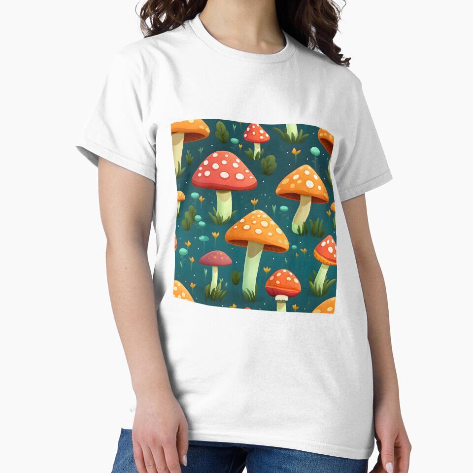 Funky Fungi Mushroom Party 2 by EclipseArtisan T-Shirts, Hoodie, Sweatshirt | BlankRebels.com (Image 2)
