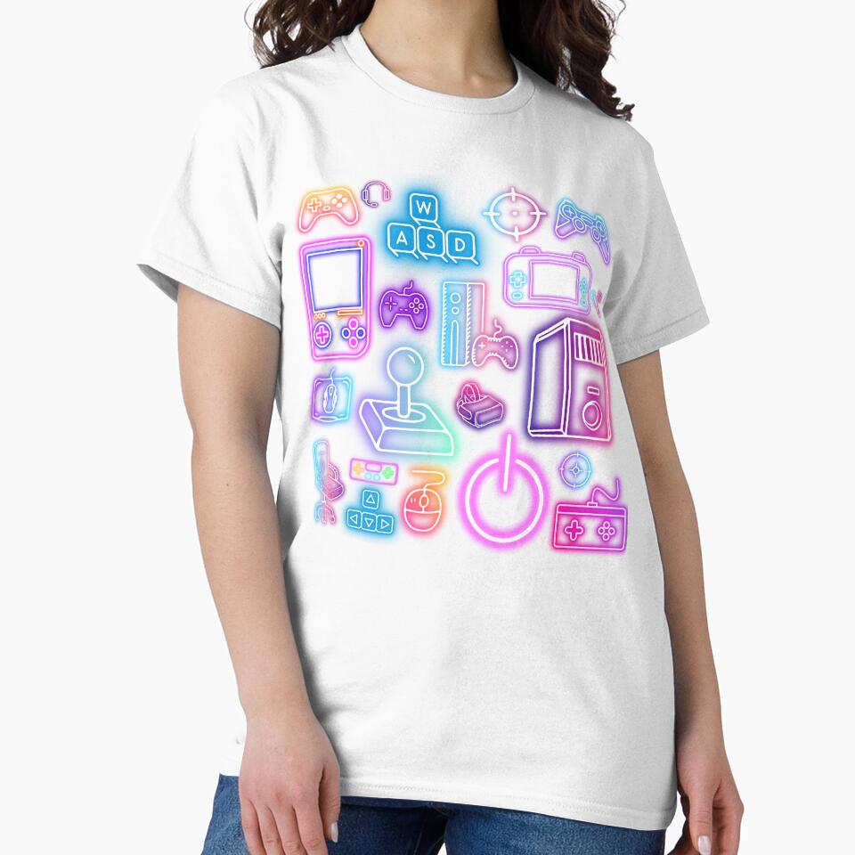 Retro Gaming Walpaper by MeepleMerch T-Shirts, Hoodie, Sweatshirt | BlankRebels.com (Image 2)