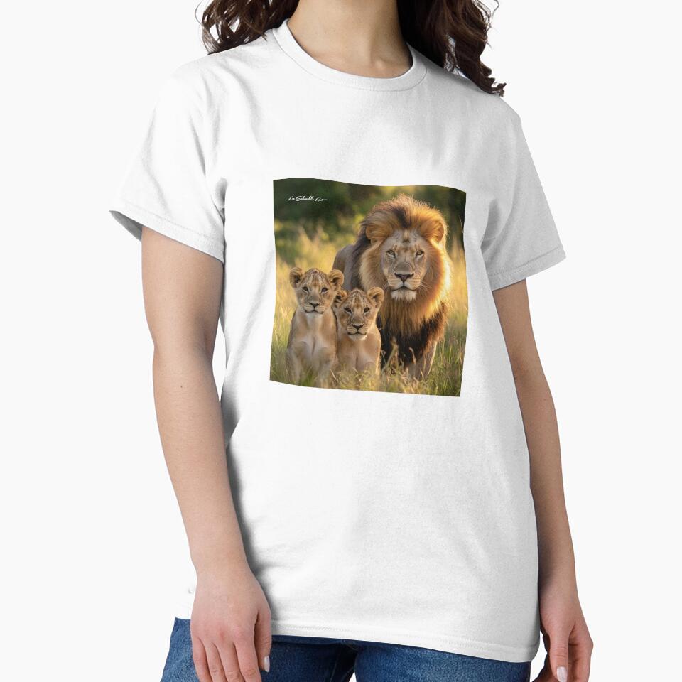 Lion and his cubs by Studio2660 T-Shirts, Hoodie, Sweatshirt | BlankRebels.com (Image 2)