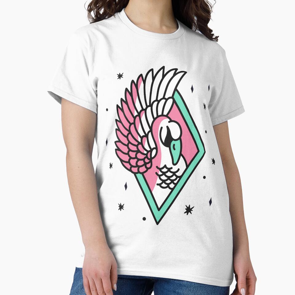 Traditional Style Swan Tattoo by RetroFrost T-Shirts, Hoodie, Sweatshirt | BlankRebels.com (Image 2)