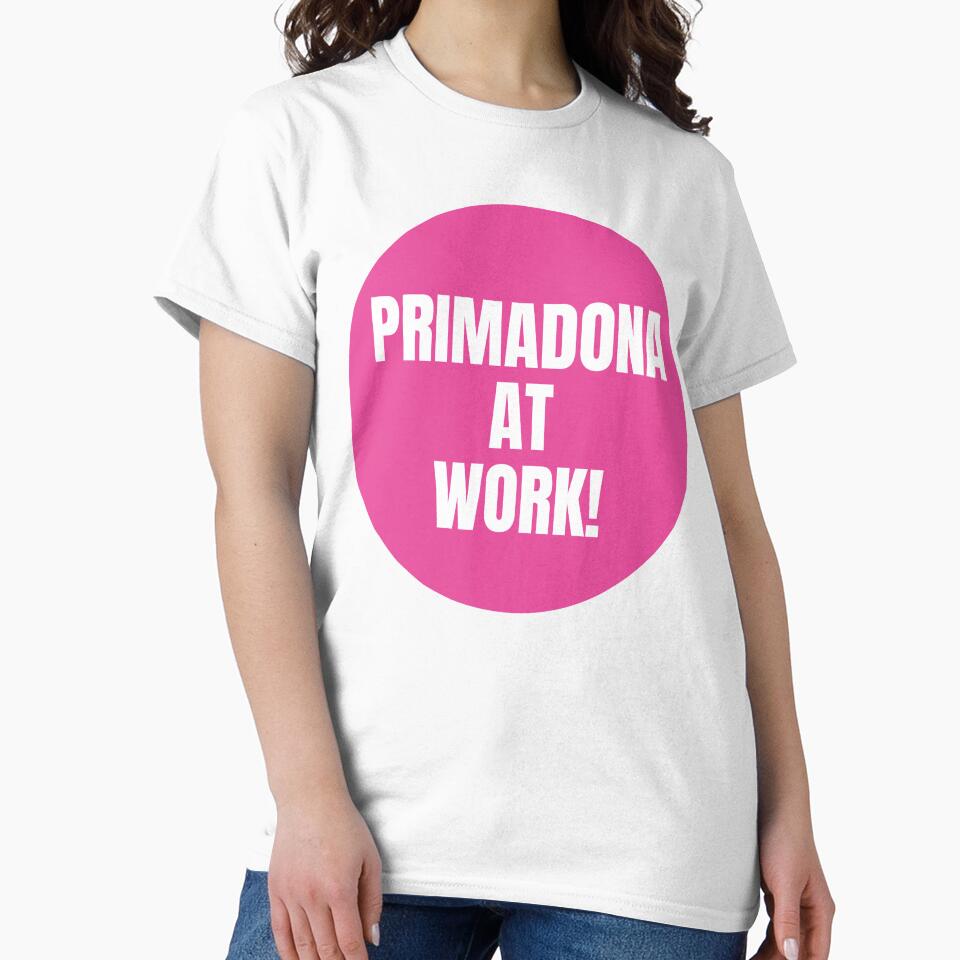 PRIMADONA AT WORK STICKER by PIXEL POP DESIGNS - Beyond the Norm! T-Shirts, Hoodie, Sweatshirt | BlankRebels.com (Image 2)