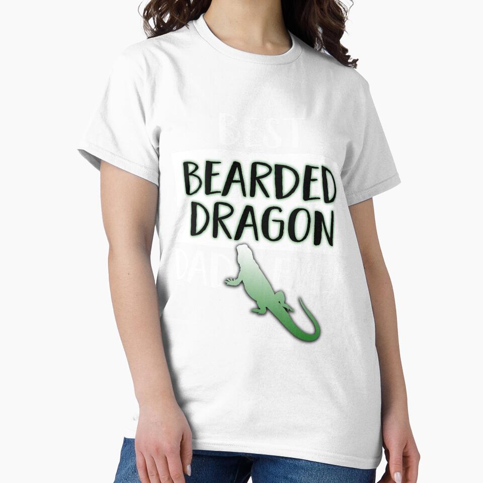 Bearded Dragon Lizard Reptile Best Dragon Dad Ever by brightandbold T-Shirts, Hoodie, Sweatshirt | BlankRebels.com (Image 2)