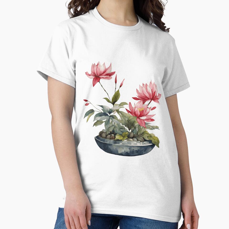 Japanese Art: Ikebana | Japanese Style | Gift for Lover of Japan by UnhingedBird T-Shirts, Hoodie, Sweatshirt (Image 2)