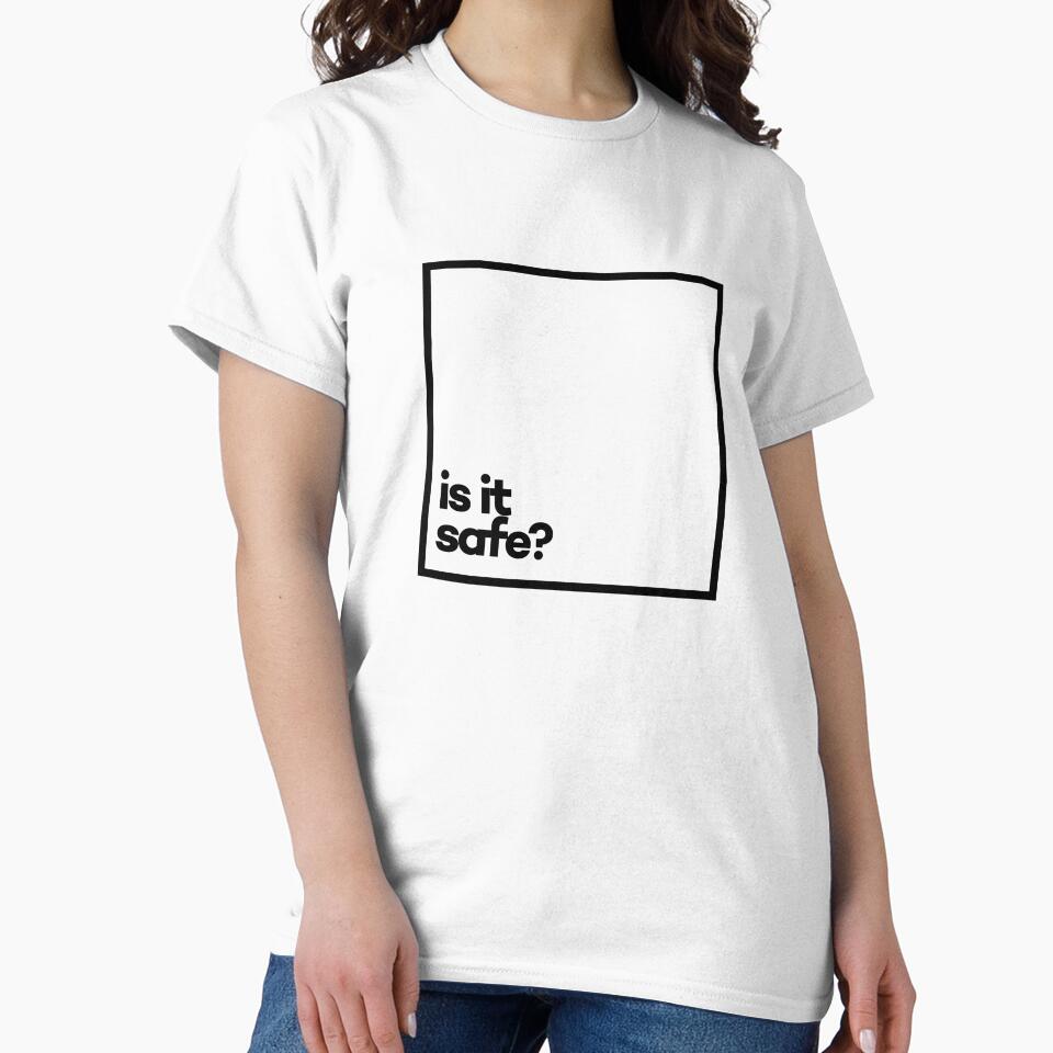 Is it safe? Minimal Black Typography by meeneemal T-Shirts, Hoodie, Sweatshirt | BlankRebels.com (Image 2)