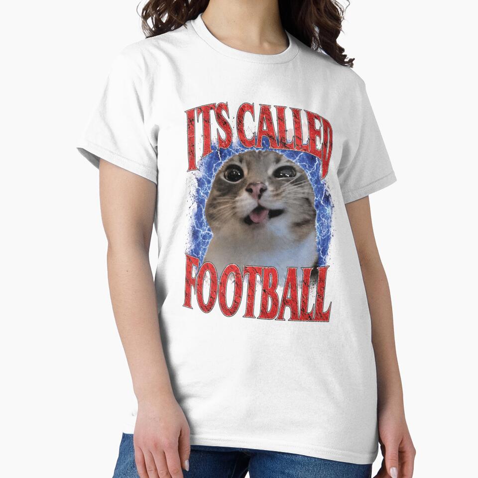 Football Silly Cat USA World Cup Meme Shirt Funny Y2K Grunge Cat Graphic Tee Soccer Meme Shirt Chaotic Cat Fan Gift by darkdotsdesigns