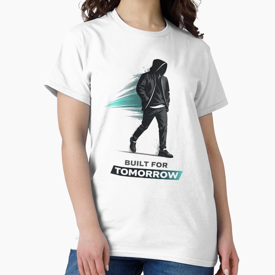 Built for Tomorrow Shirt – Modern Streetwear Future Graphic Tee by EraFits Hoodie, Sweatshirt | BlankRebels.com (Image 2)