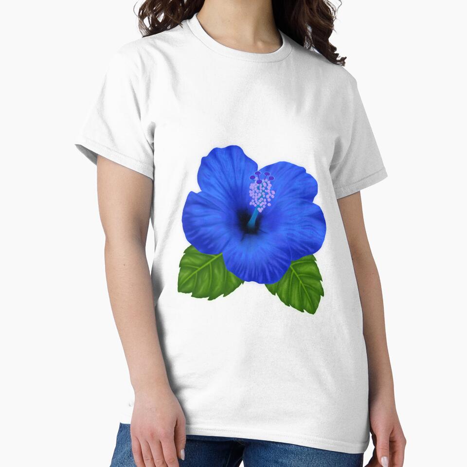 Blue Hibiscus flower by PMDesigns222