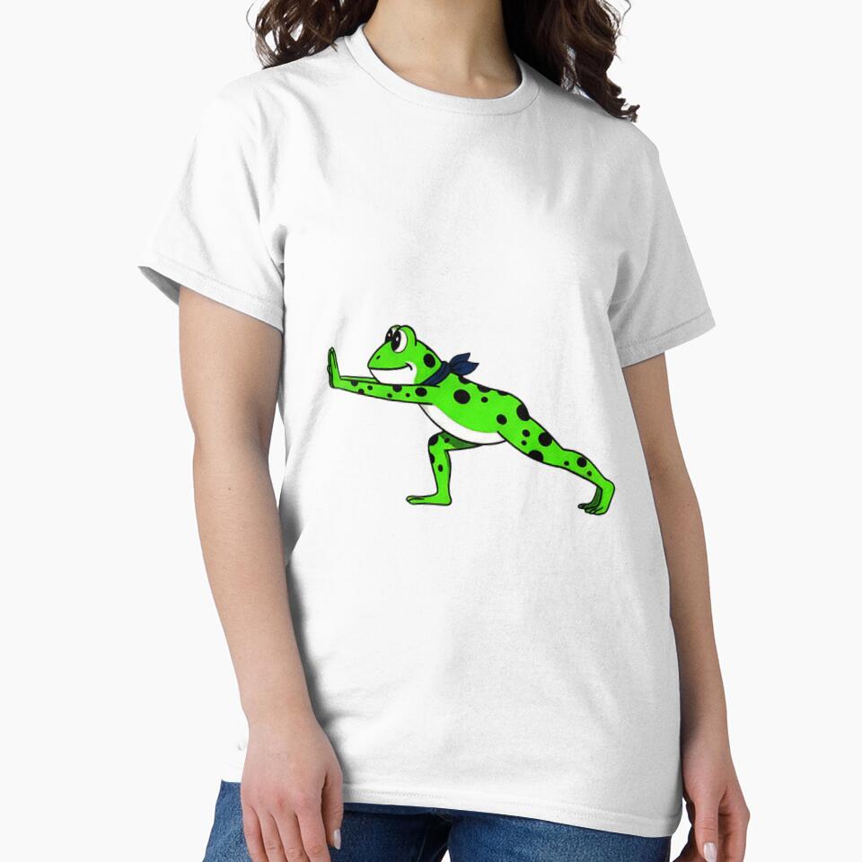 frog doing yoga, meditating frog, Yoga frogs by AddlPoolart