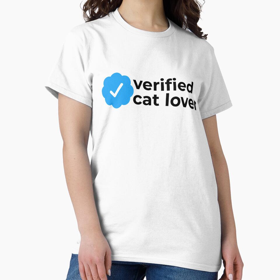 Verified cat lover by EnjoyMyTees T-Shirts, Hoodie, Sweatshirt | BlankRebels.com (Image 2)