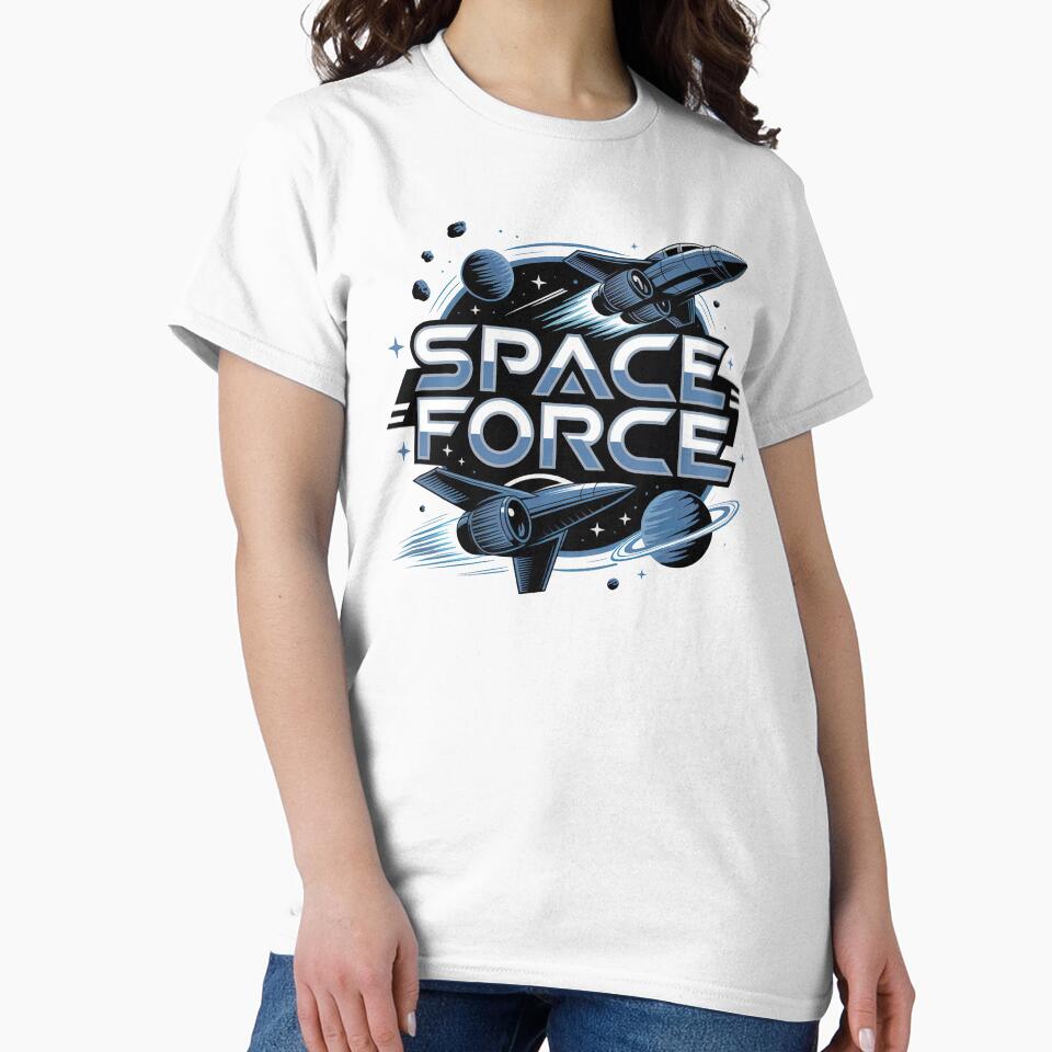 Space Force, Space Force Spaceship by graphic-genie T-Shirts, Hoodie, Sweatshirt | BlankRebels.com (Image 2)