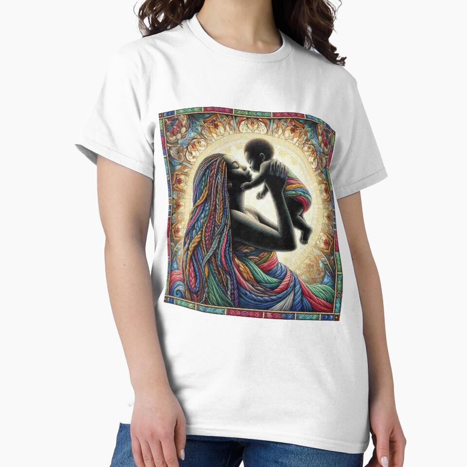 Precious Moment of Mother and Her Child Mothers Day by Illuministique T-Shirts, Hoodie, Sweatshirt (Image 2)