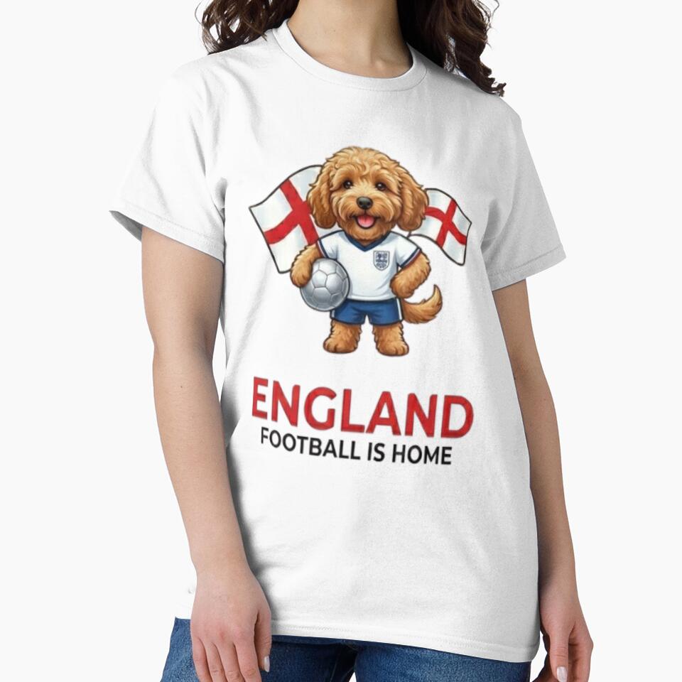 England Cockapoo Football is Home by RNTStudio