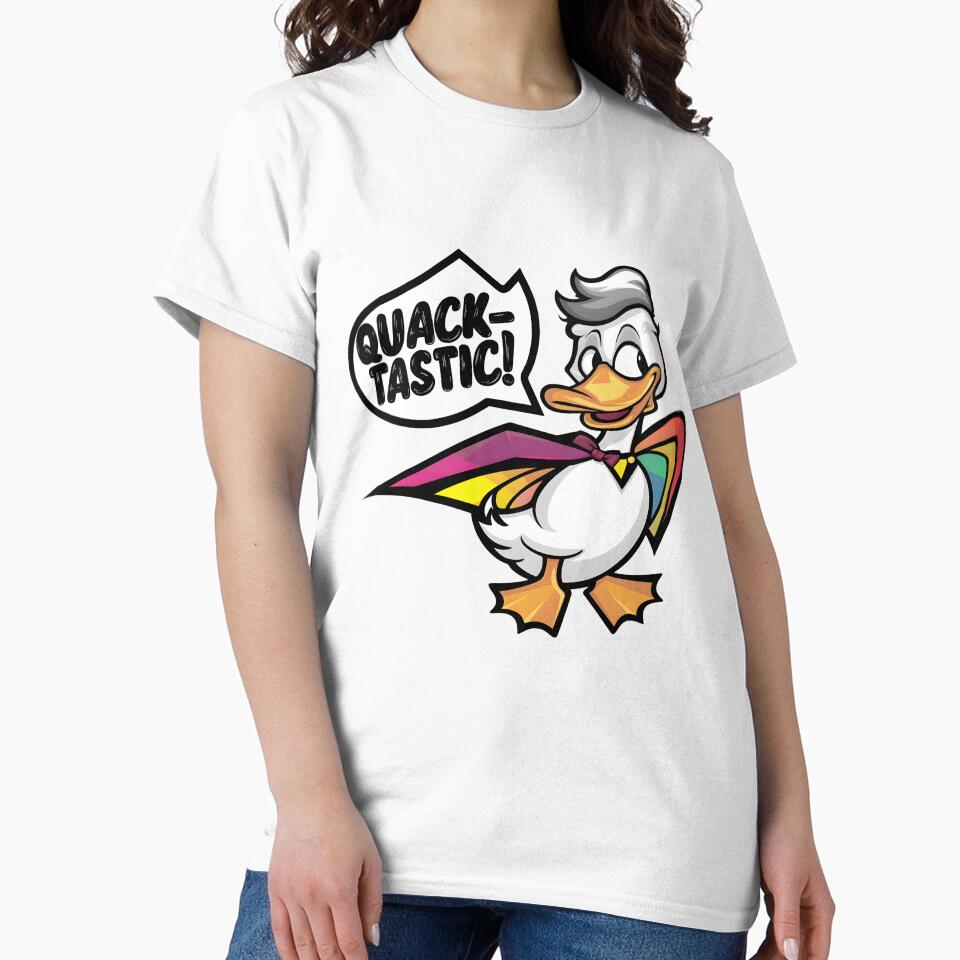 Duck Superhero Quack Tastic Art Print T-Shirts, Hoodie, Sweatshirt