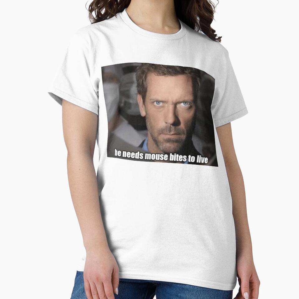 House MD - he needs mouse bites to live by grumpy-bunny T-Shirts, Hoodie, Sweatshirt | BlankRebels.com (Image 2)